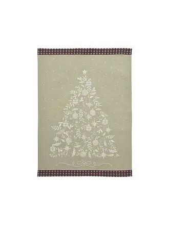 SANDER | Paño de cocina navideño 50x70cm CHEF TREE Rojo | beige